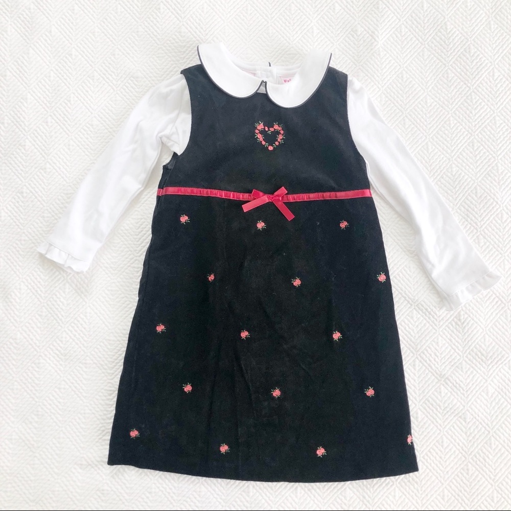 4/$15 Just Friends Dress And Tee Size 4T